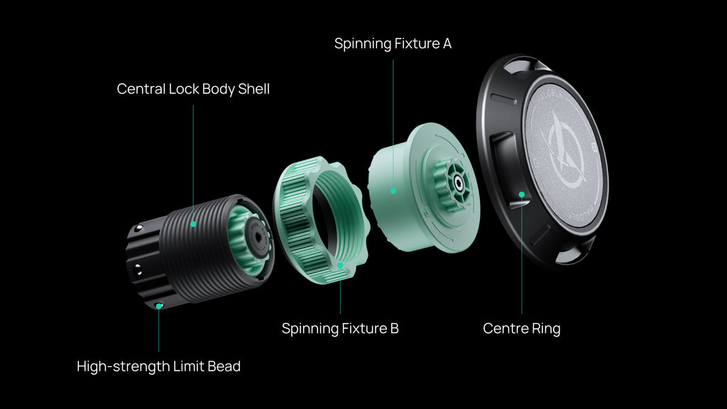 HALODISC 2 Silver Track - 4 Adet Jant Kapağı Takımı - Jant Kapağı Tesla Model Y Uyumlu