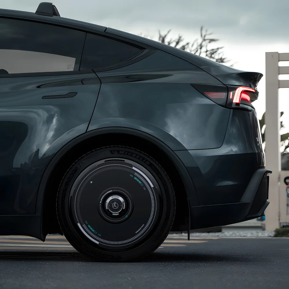HALODISC 2 Supercharger - 4 Adet Jant Kapağı Takımı - Jant Kapağı Tesla Model Y Uyumlu