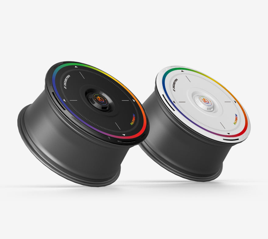 HALODISC 2 Rainbow - 4 Adet Jant Kapağı Takımı - Jant Kapağı Tesla Model Y Uyumlu